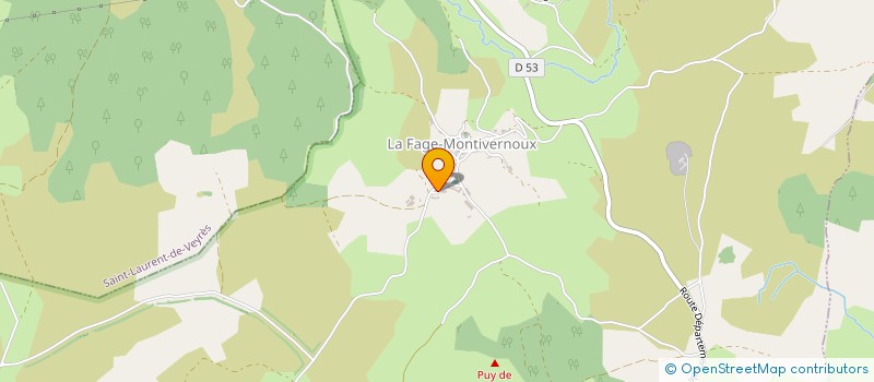 localisation de l'entreprise MONSIEUR PATRICK BONAL  FOURNELS