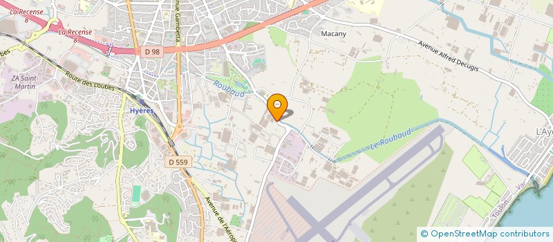 localisation de l'entreprise MONSIEUR PATRICK BONDY  HYERES