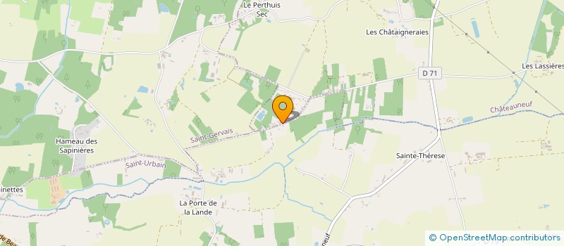 localisation de l'entreprise MONSIEUR PATRICK BONNAMY  CHATEAUNEUF