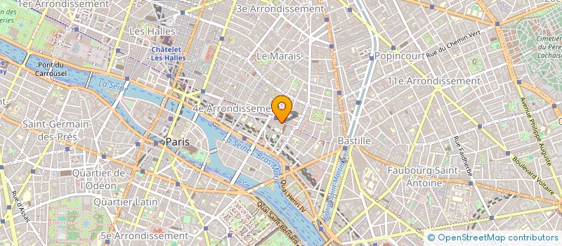 localisation de l'entreprise MONSIEUR PATRICK BONNARD  PARIS