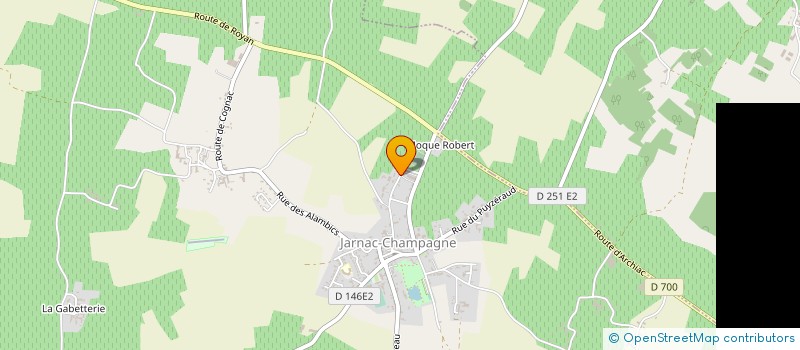 localisation de l'entreprise MONSIEUR PATRICK BONNAUDEAU à JARNAC-CHAMPAGNE