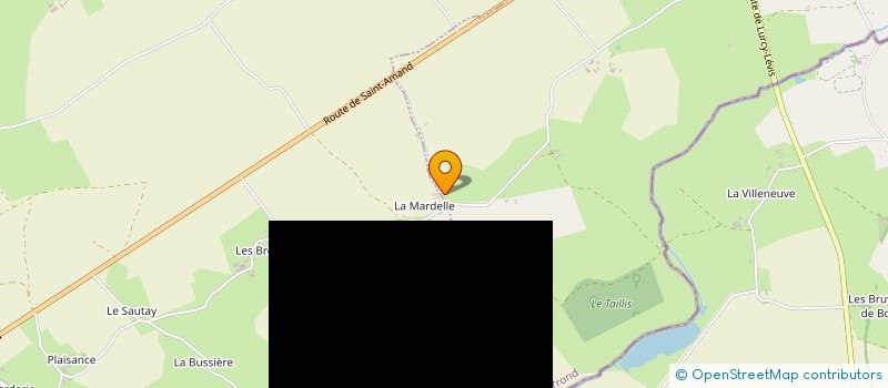 localisation de l'entreprise MONSIEUR PATRICK BONNEAU  AUGY-SUR-AUBOIS