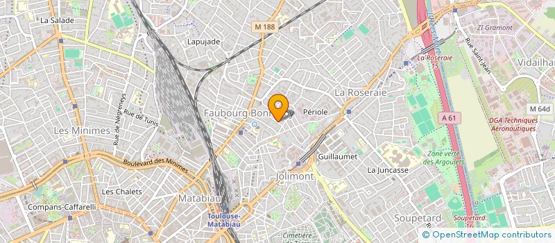 localisation de l'entreprise MONSIEUR PATRICK BONNEFOI à TOULOUSE