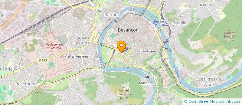 localisation de l'entreprise MONSIEUR PATRICK BONNEFOY à BESANCON