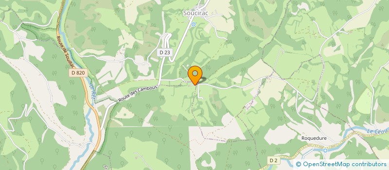 localisation de l'entreprise MONSIEUR PATRICK BONNEL  LAMOTHE-CASSEL