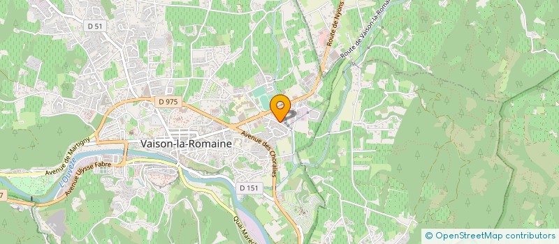 localisation de l'entreprise MONSIEUR PATRICK BONNET à VAISON-LA-ROMAINE