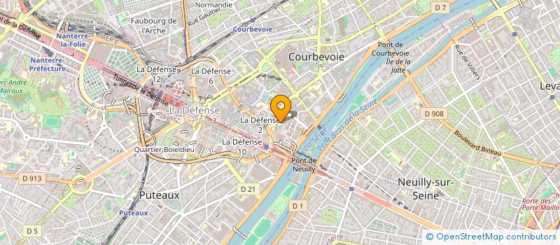 localisation de l'entreprise MONSIEUR PATRICK BONNET à COURBEVOIE