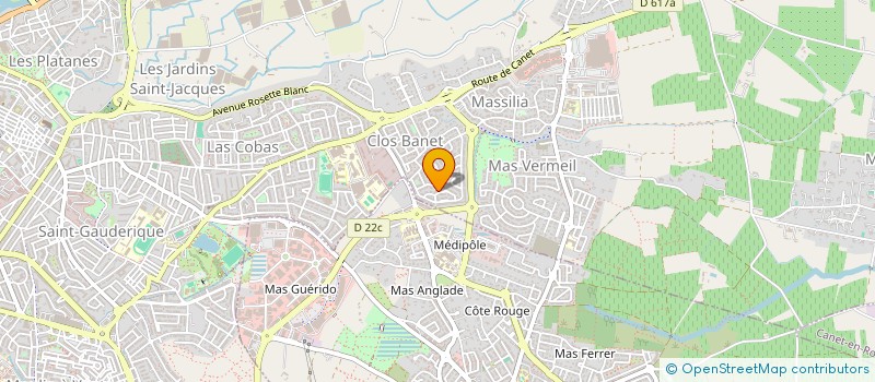 localisation de l'entreprise MONSIEUR PATRICK BONNET  PERPIGNAN