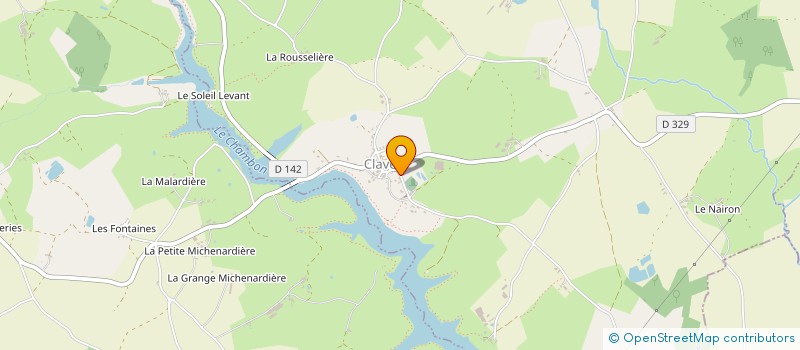 localisation de l'entreprise MONSIEUR PATRICK BONNIN  CLAVE