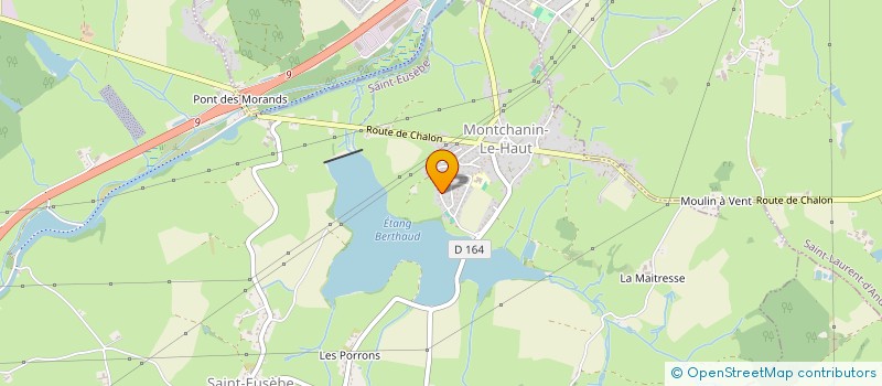 localisation de l'entreprise MONSIEUR PATRICK BONNIN à SAINT-EUSEBE
