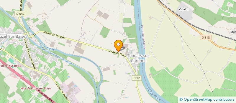 localisation de l'entreprise MONSIEUR PATRICK BONORA  THOUARS-SUR-GARONNE