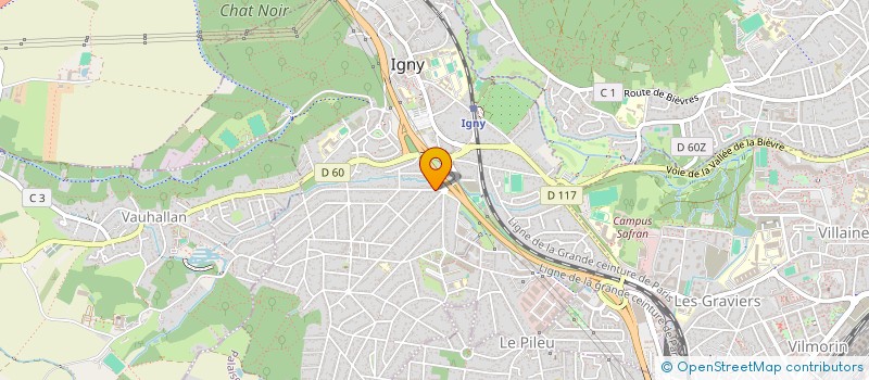 localisation de l'entreprise MONSIEUR PATRICK BOQUET  IGNY