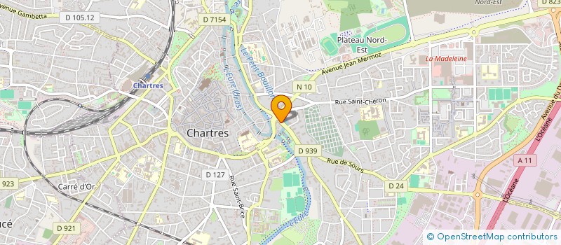 localisation de l'entreprise MONSIEUR PATRICK BORDEAU-HERTZOG à CHARTRES