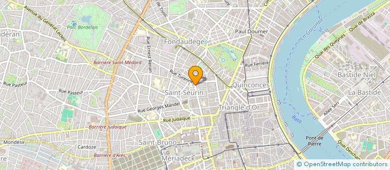 localisation de l'entreprise MONSIEUR PATRICK BORDES  BORDEAUX