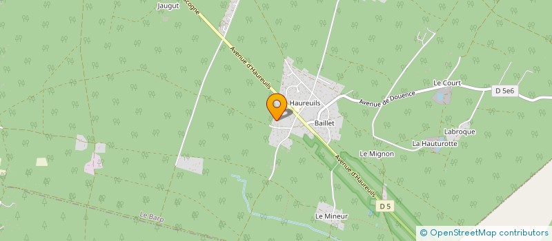 localisation de l'entreprise MONSIEUR PATRICK BORDESSOULLES  LE BARP