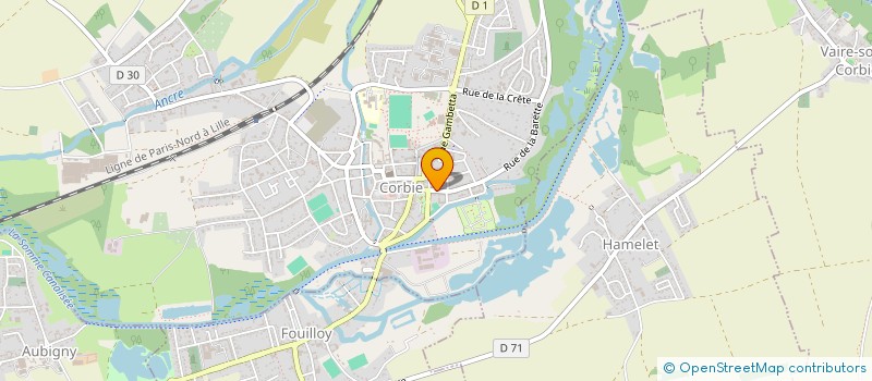 localisation de l'entreprise MONSIEUR PATRICK BORDEZ  GENTELLES