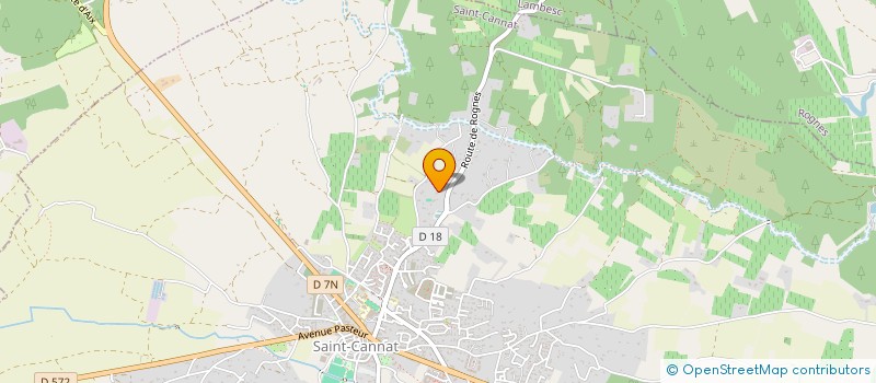 localisation de l'entreprise MONSIEUR PATRICK BOSONE  SAINT-CANNAT