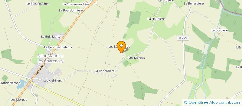 localisation de l'entreprise MONSIEUR PATRICK BOSSARD à CHARENCEY