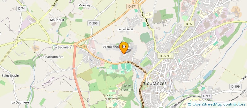 localisation de l'entreprise MONSIEUR PATRICK BOSSARD  COUTANCES