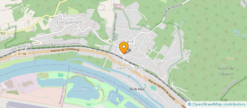 localisation de l'entreprise MONSIEUR PATRICK BOTTEN à VAUX-SUR-SEINE