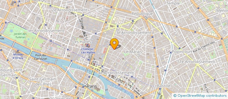 localisation de l'entreprise MONSIEUR PATRICK BOUCHAIN  PARIS