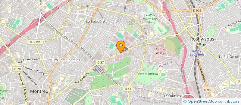 localisation de l'entreprise MONSIEUR PATRICK BOUCHEDE  MONTREUIL