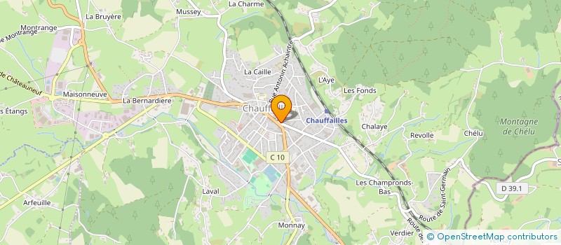 localisation de l'entreprise MONSIEUR PATRICK BOUCHENOIR  CHAUFFAILLES