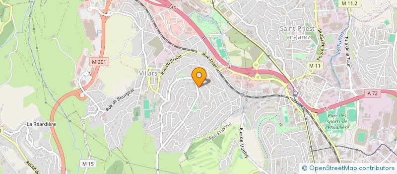 localisation de l'entreprise MONSIEUR PATRICK BOUCHET  VILLARS