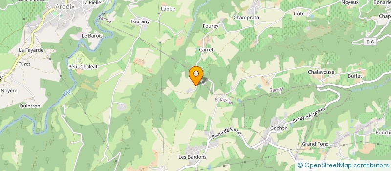 localisation de l'entreprise MONSIEUR PATRICK BOUCHET  ARRAS-SUR-RHONE