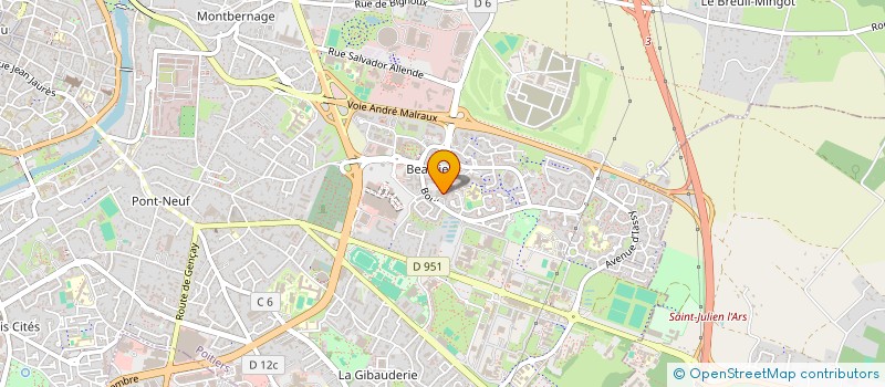 localisation de l'entreprise MONSIEUR PATRICK BOUCHET-SAUVAGE à POITIERS