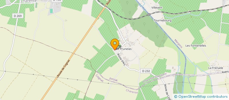 localisation de l'entreprise MONSIEUR PATRICK BOUCHOT  SALIGNAC-SUR-CHARENTE