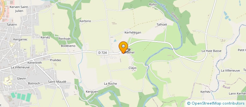 localisation de l'entreprise MONSIEUR PATRICK BOUGET  BAUD