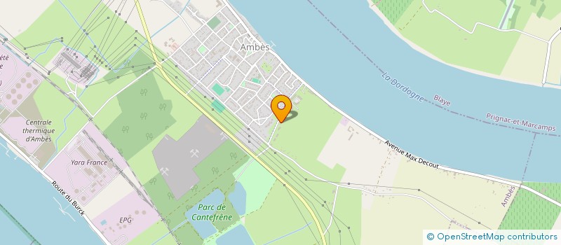 localisation de l'entreprise MONSIEUR PATRICK BOUILLON  AMBES