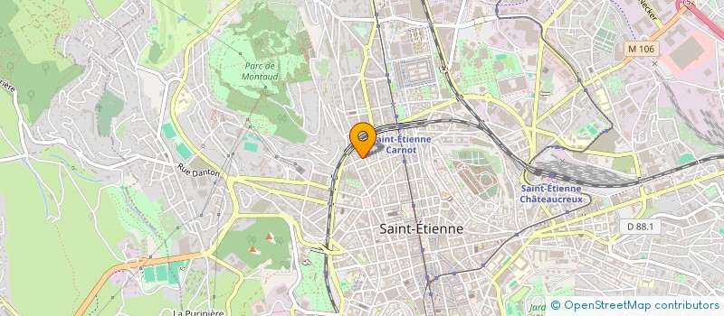 localisation de l'entreprise MONSIEUR PATRICK BOUIX à SAINT-ETIENNE