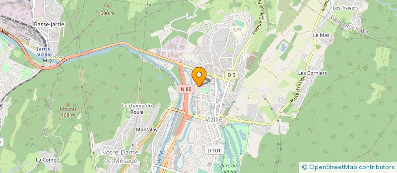 localisation de l'entreprise MONSIEUR PATRICK BOUJET  LA MURE