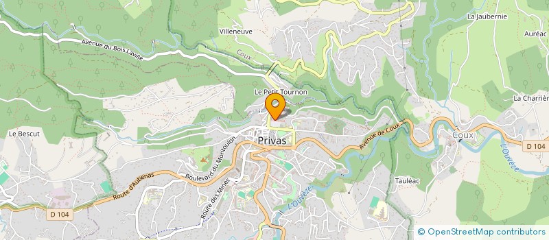 localisation de l'entreprise MONSIEUR PATRICK BOUJON à PRIVAS