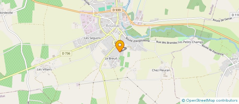 localisation de l'entreprise MONSIEUR PATRICK BOUJUT à GENAC-BIGNAC