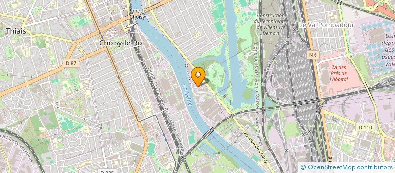 localisation de l'entreprise MONSIEUR PATRICK BOUKA  CHOISY-LE-ROI