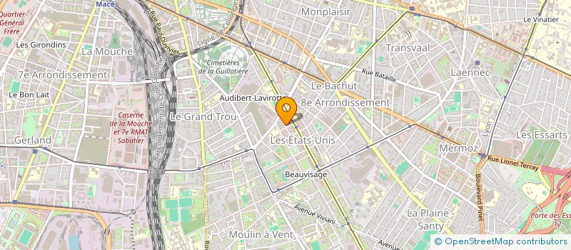 localisation de l'entreprise MONSIEUR PATRICK BOUKE MOUTONGO  LYON