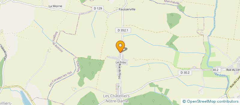 localisation de l'entreprise MONSIEUR PATRICK BOULANGE à LES CHATELLIERS-NOTRE-DAME