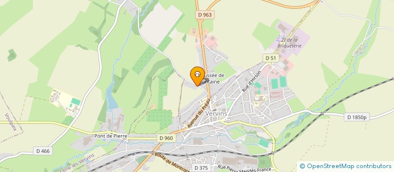 localisation de l'entreprise MONSIEUR PATRICK BOULANGER à FONTAINE-LES-VERVINS