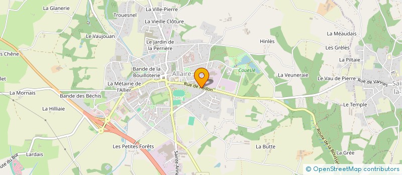 localisation de l'entreprise MONSIEUR PATRICK BOULAY à ALLAIRE