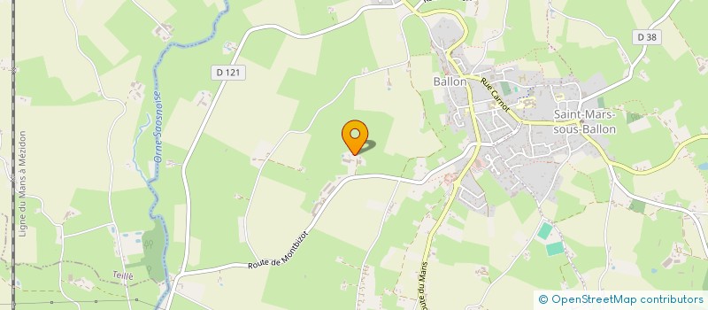 localisation de l'entreprise MONSIEUR PATRICK BOULVERT  BALLON-SAINT MARS