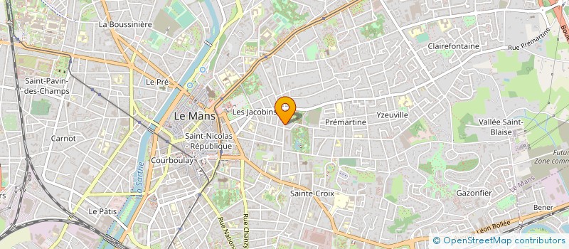 localisation de l'entreprise MONSIEUR PATRICK BOUNIE à LE MANS