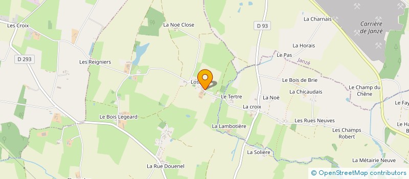 localisation de l'entreprise MONSIEUR PATRICK BOURDAIS  TRESBUF