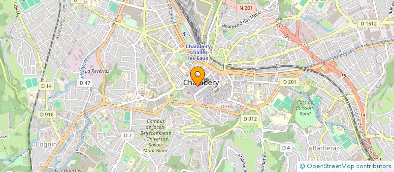 localisation de l'entreprise MONSIEUR PATRICK BOURDAIS  CHAMBERY