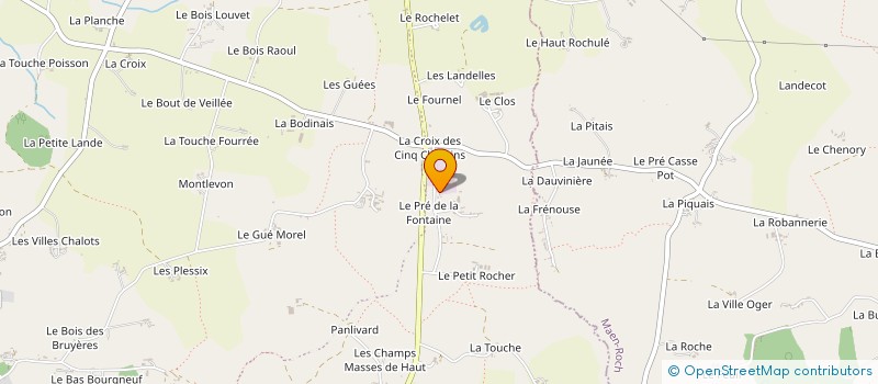 localisation de l'entreprise MONSIEUR PATRICK BOURDE à MAEN ROCH