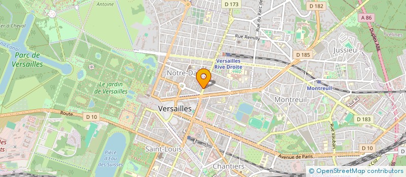 localisation de l'entreprise MONSIEUR PATRICK BOURDIER à VERSAILLES
