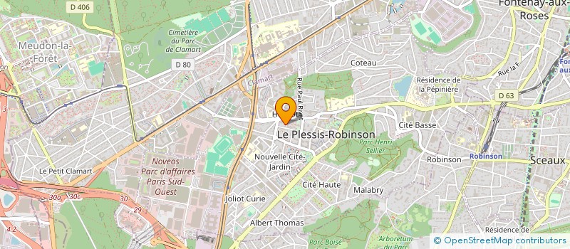 localisation de l'entreprise MONSIEUR PATRICK BOURGEOIS à LE PLESSIS-ROBINSON