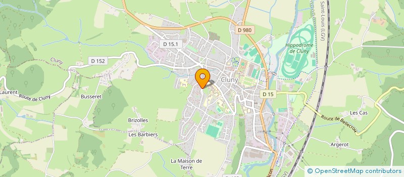 localisation de l'entreprise MONSIEUR PATRICK BOURGEOIS à CLUNY
